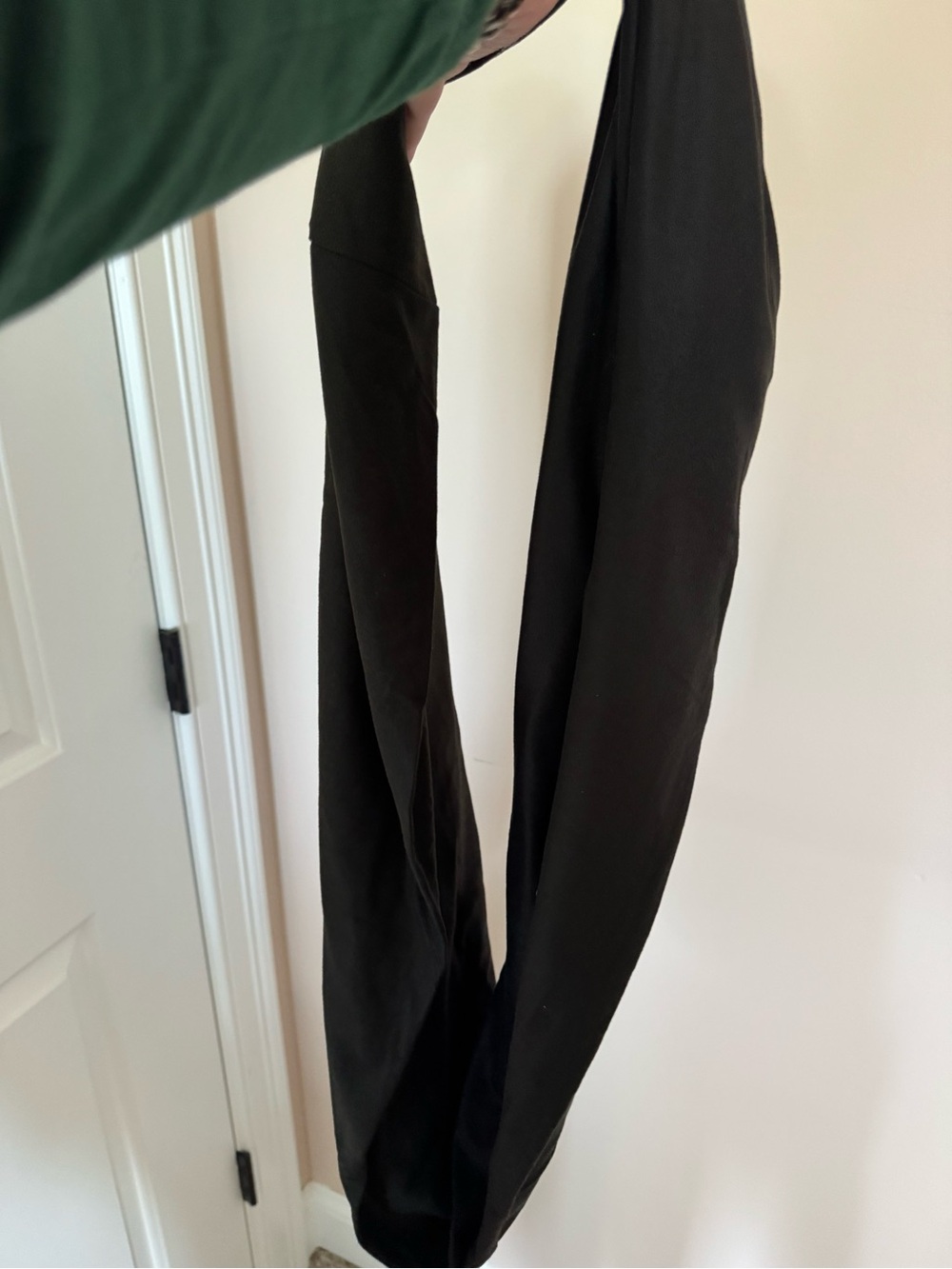 Beyond Yoga Black Pocket Infinity Scarf